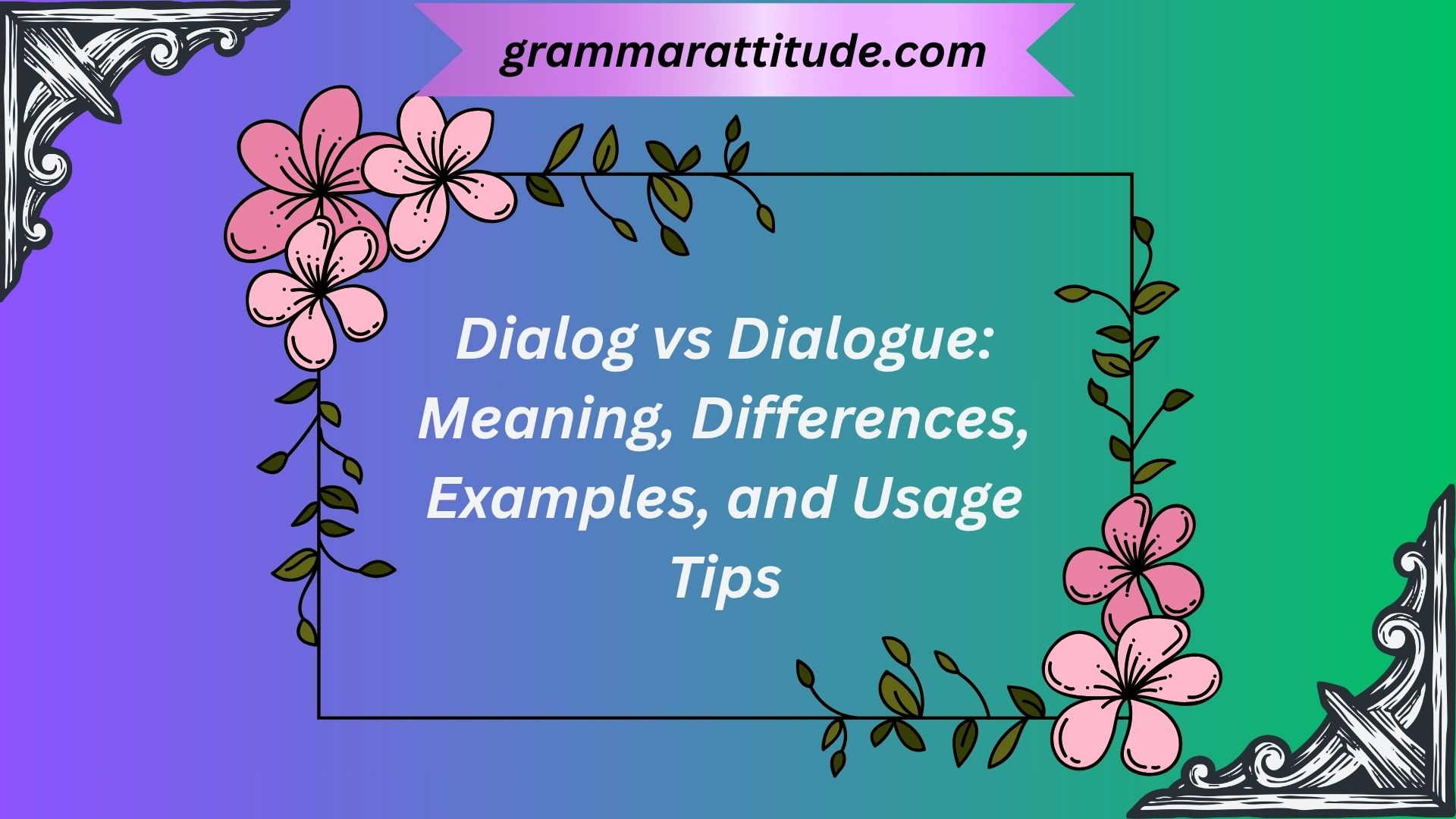 Dialog vs Dialogue