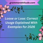 Loose or Lose
