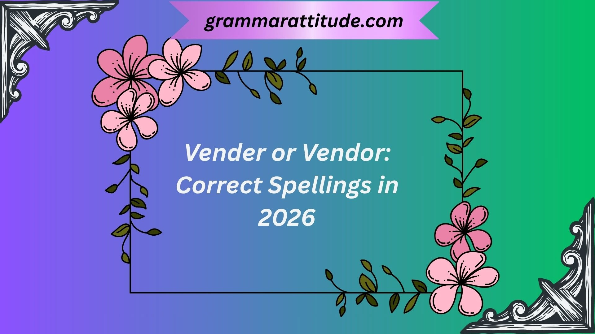 Vender or Vendor