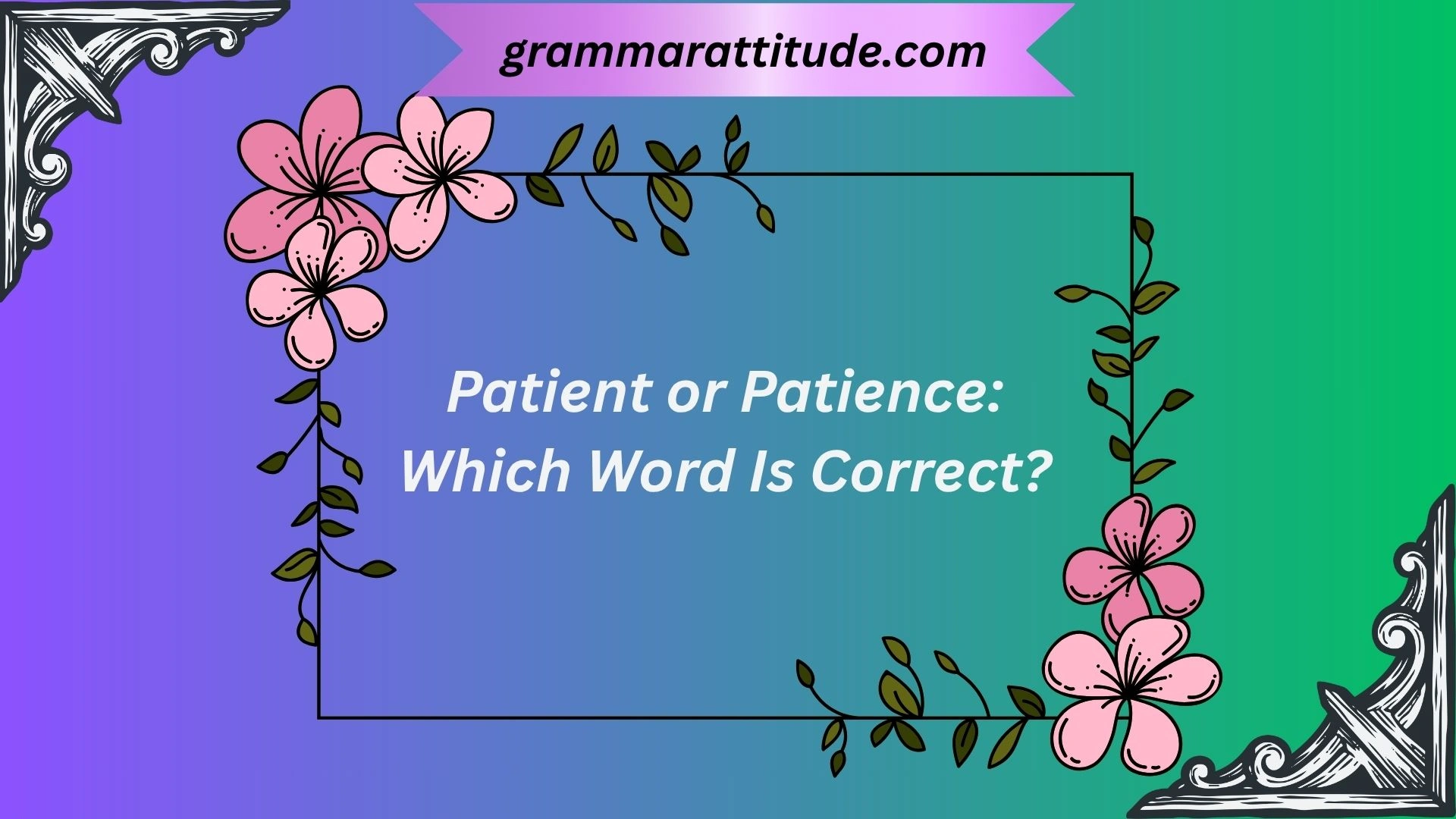 Patient or Patience