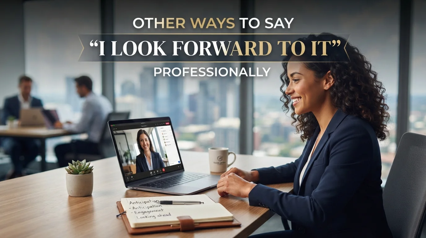 Other Ways to Say “I Look Forward to It” Professionally