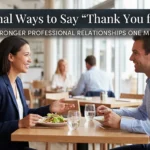 Professional Ways to Say “Thank You for Lunch