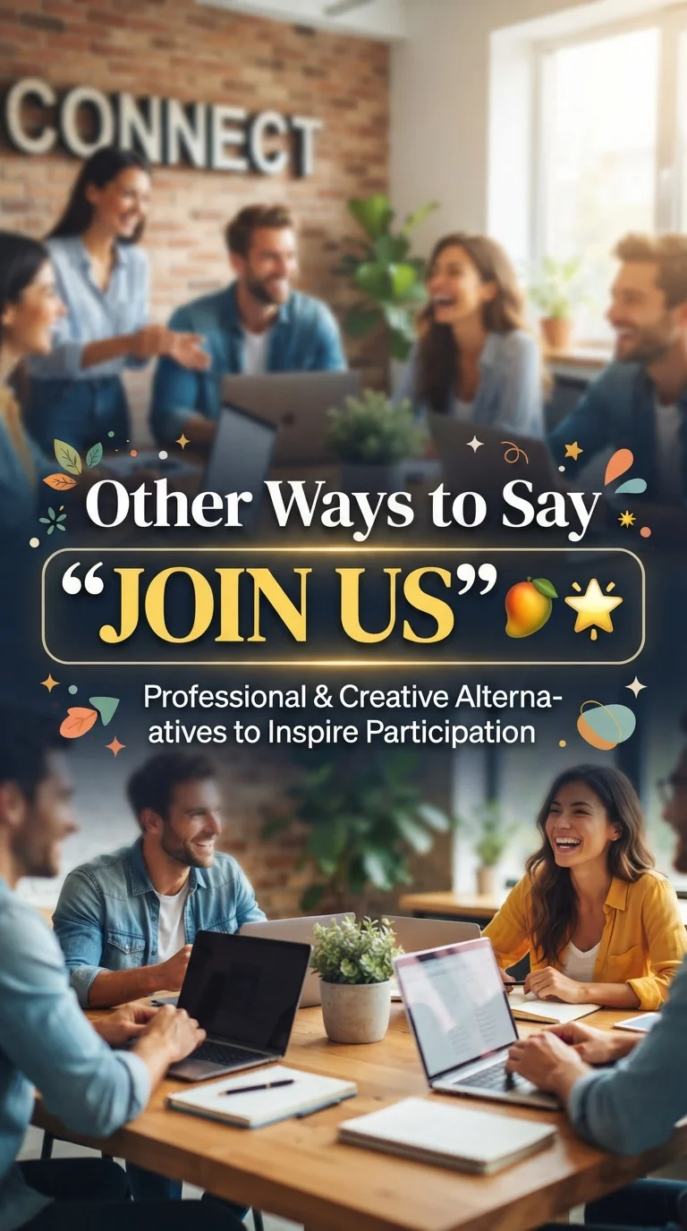 Other Ways to Say “Join Us