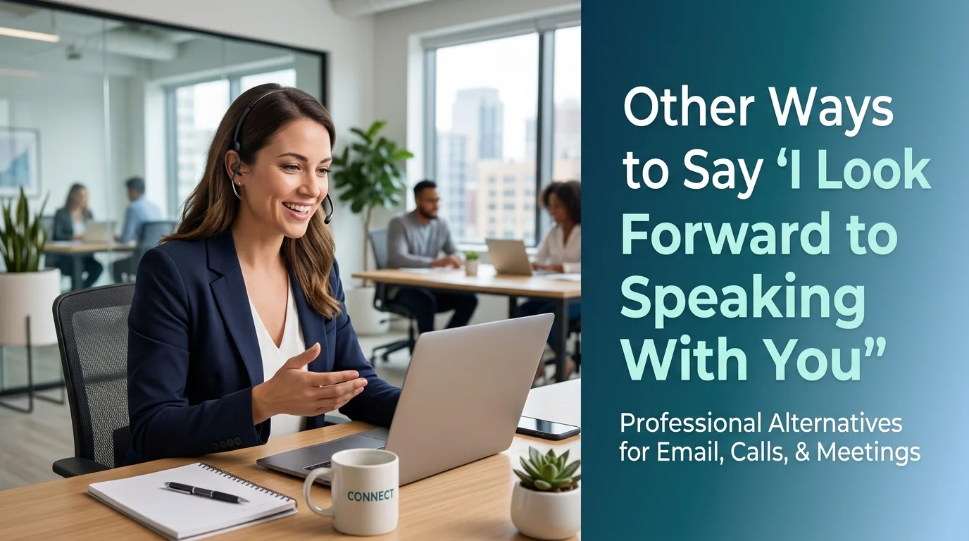 Other Ways to Say “I Look Forward to Speaking With You