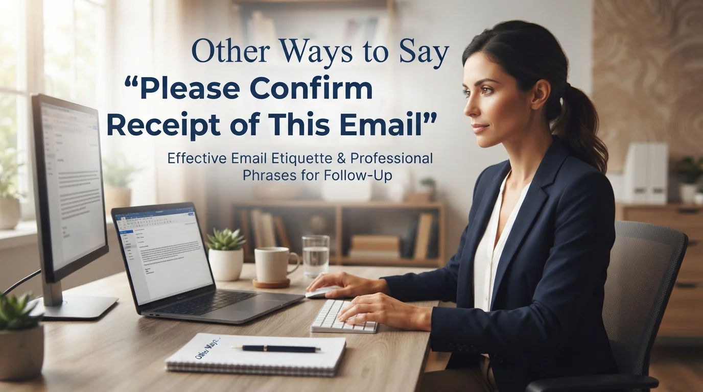 Other Ways to Say “Please Confirm Receipt of This Email”