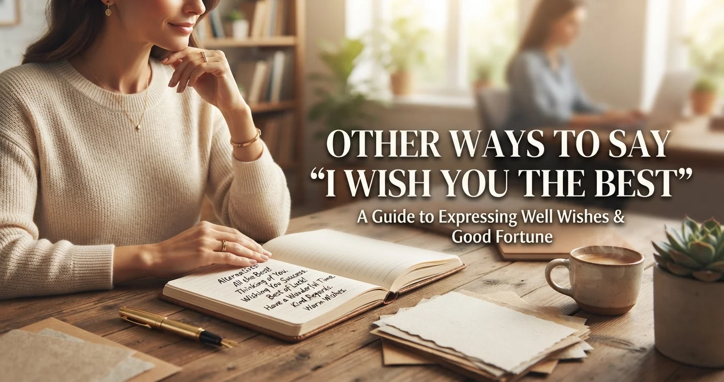 Other Ways to Say “I Wish You the Best