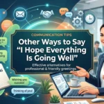 Other Ways to Say “I Hope Everything Is Going Well